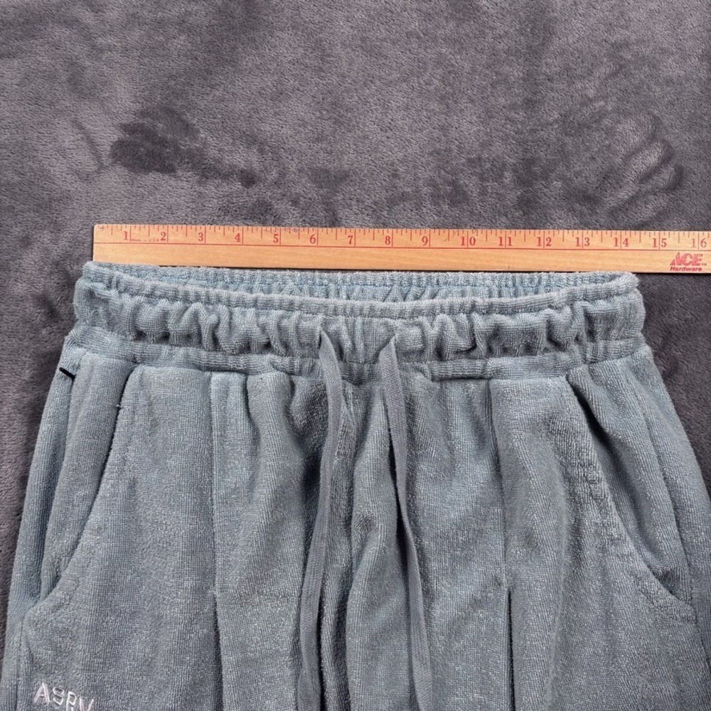 ASRV Shorts Mens Medium Blue Light Sky Towel Terry Relaxed DSG-1094 Casual Gym - Picture 6 of 13